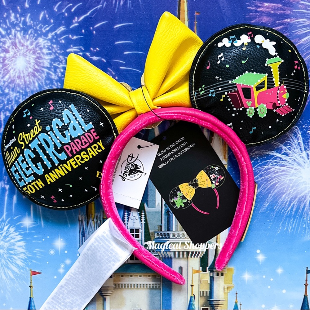 2022 Disney Parks 50th Anniversary Main Street Electrical Parade Ears Headband - Picture 2 of 4